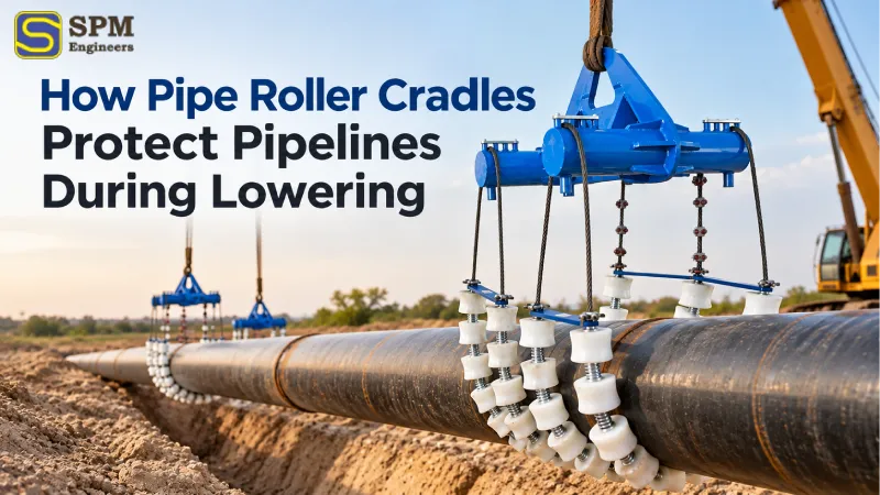 How Pipe Roller Cradles Protect Pipelines During Lowering